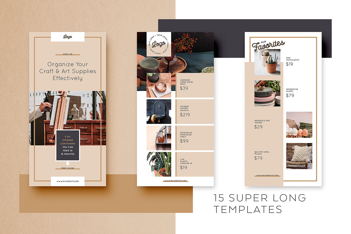 BOTANICA 30 Pinterest Templates, a Social Media Template by Andimaginary Creative Co. (Photo 5 of 8)