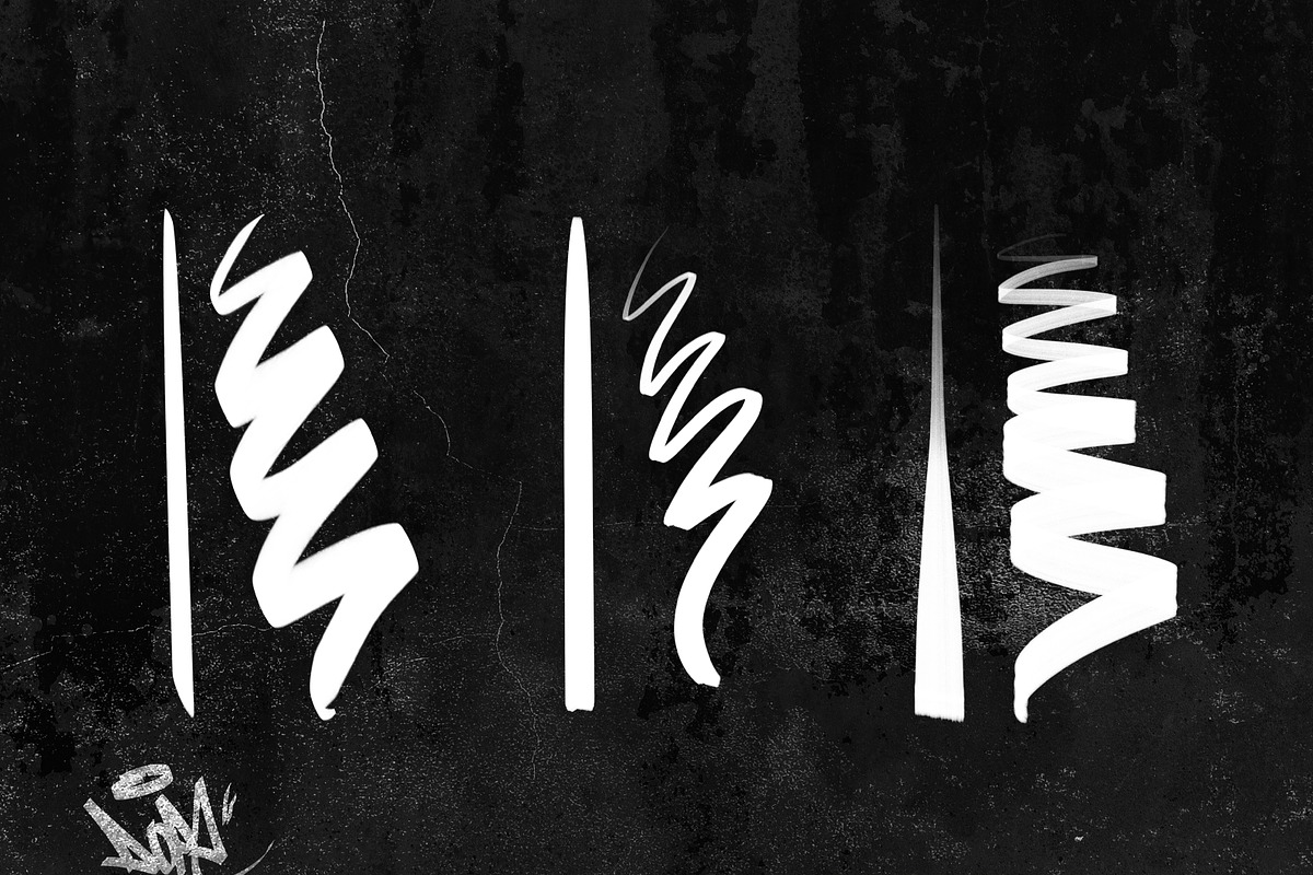 Procreate graffiti brushes dope tags, a Brush Add-On by Endete & Mazak brushes (Photo 3 of 8)