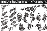 Elegant flower decorative design, an Illustration by Amazin_art (Thumbnail 1 of 21)