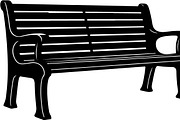 Park Bench Silhouette Vector Bundle, an Illustration by Designs_River (Thumbnail 8 of 16)