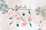 Watercolor flowers, Peony, botanical, an Illustration by Personal Epiphany (Thumbnail 2 of 7)