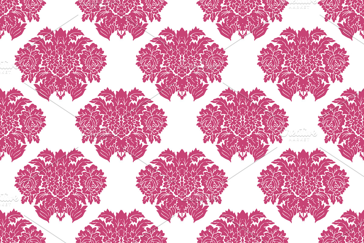 1,440 Damask Patterns in 60 Colors, a Pattern Graphic by Paper Element (Photo 11 of 22)