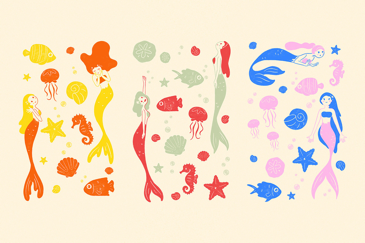 Ocean Charms Clip Art & Patterns, a Graphic by madeillus (Photo 3 of 9)