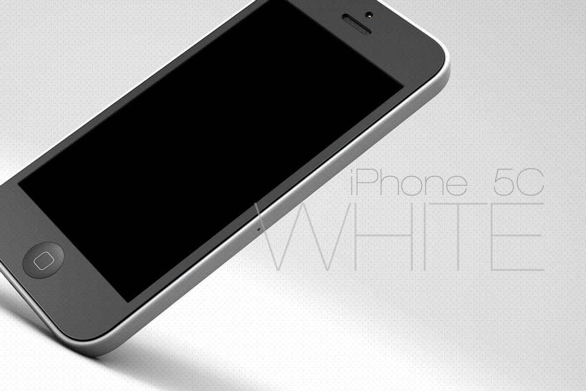 iPhone 5C Mock Ups, an iPhone Mockup by Aldo (Photo 3 of 5)