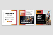 News Social Media Feed Design Set, an UI Kit Template by CreativeShaper (Thumbnail 3 of 3)