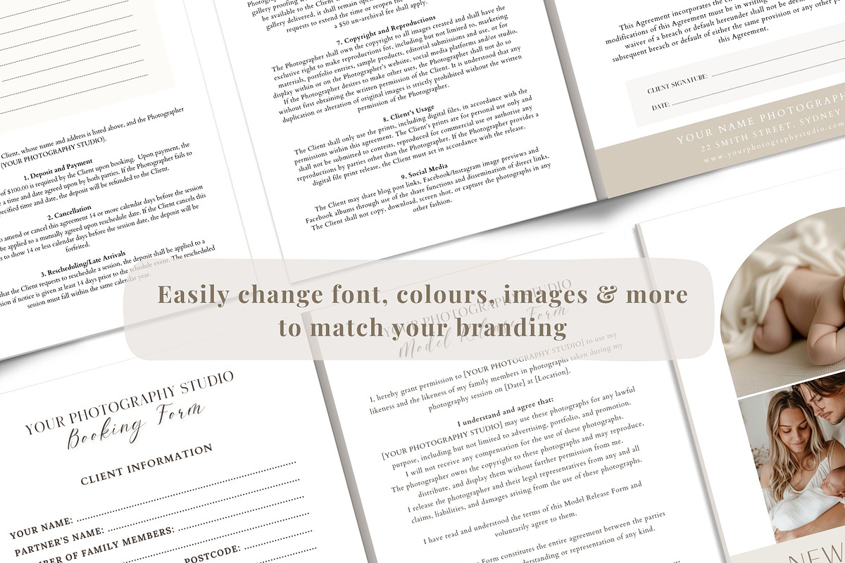 Newborn Ultimate Canva Business Pack, a Templates & Theme by Princess & the Pea Design (Photo 6 of 7)