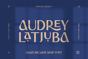 Audrey Latjuba - Sans Serif Font