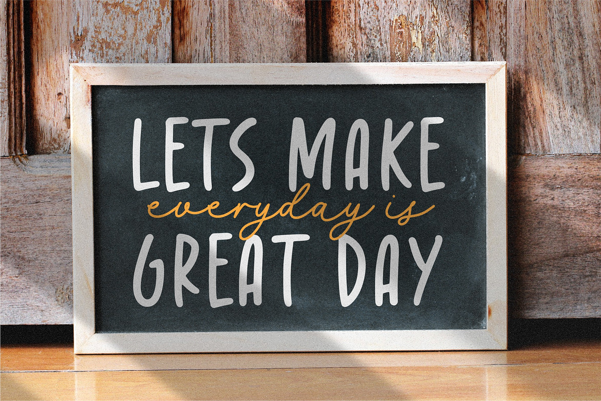 Morning Bread - Handbrushed Font, a Script Font by Letterative Studio (Photo 2 of 6)