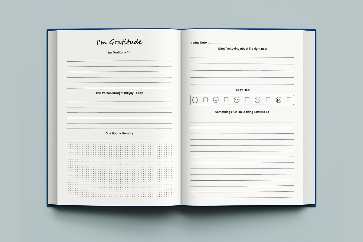 Gratitude & Prayer Journal Canva, a Stationery Template by Mustafiz (Photo 4 of 11)