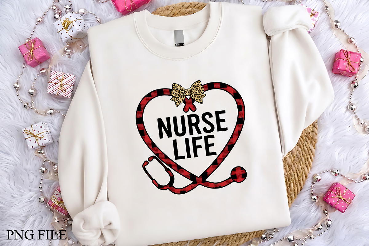Nurse Life Stethoscope Bow PNG, a Seasonal Illustration by CrexoraLab (Photo 1 of 4)