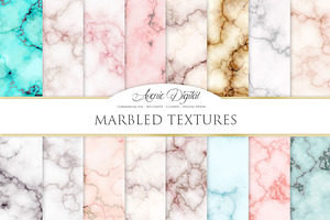 Abstract Marble Textures, a Texture Graphic by Avenie Digital