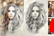 GAllerist (Drawing) Photoshop Action, an Action Add-On by GorynArt (Thumbnail 10 of 16)