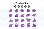 Wizard Hat Characters, a Seasonal Illustration by Palau (Thumbnail 7 of 9)
