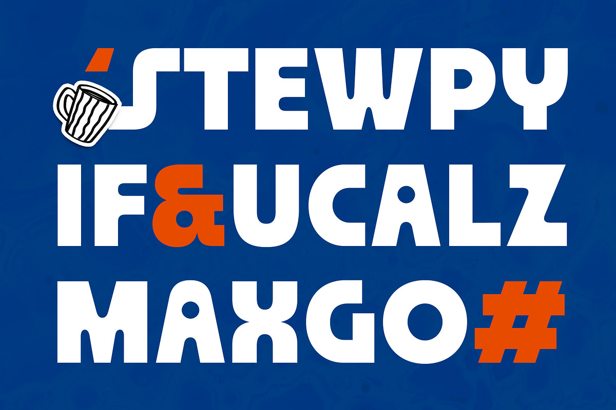 Bolmark – Retro Bauhaus Bold Sans, a Sans Serif Font by Typia Nesia (Photo 3 of 12)