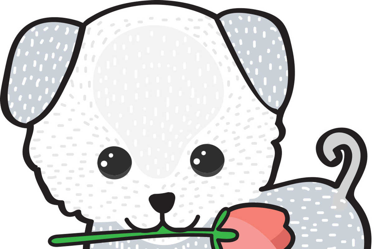 Puppies! cute illustration of dogs, an Animal Illustration by TinyCuteCo (Photo 3 of 3)