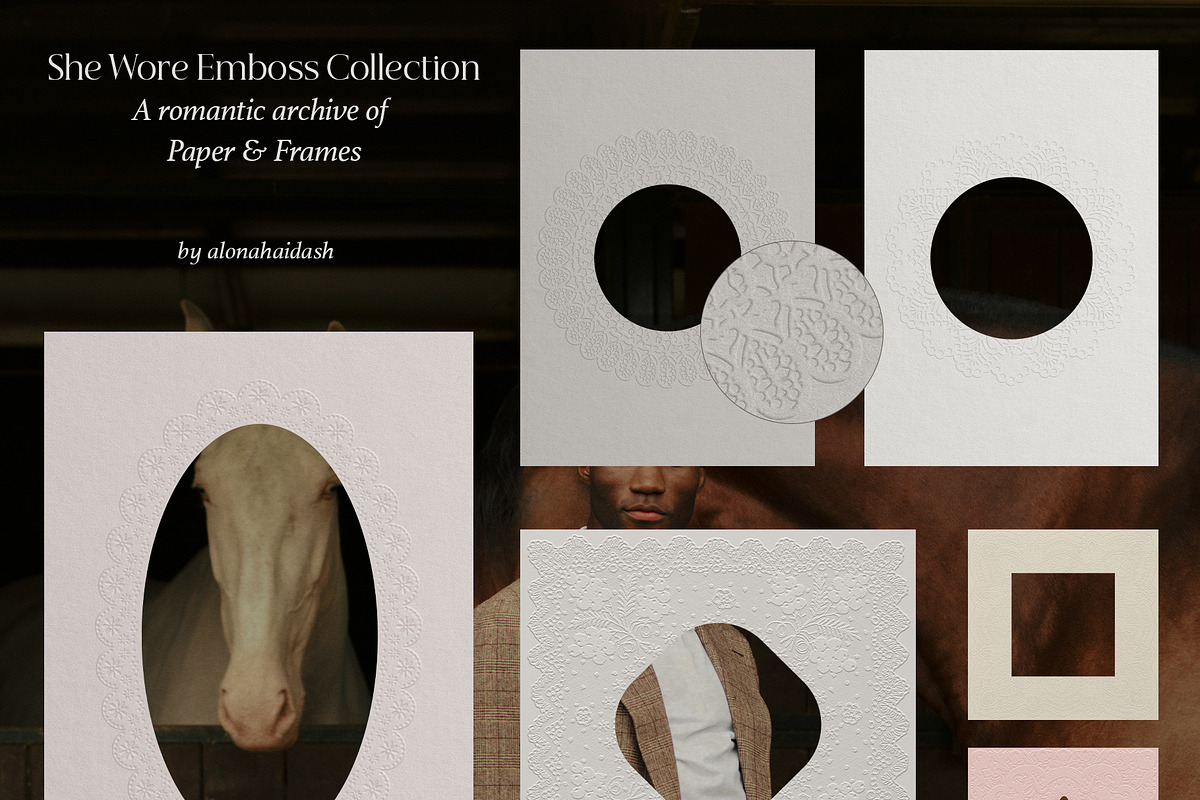 Embossed Texture Frames Archive, a Texture Graphic by alonahaidash (Photo 11 of 17)
