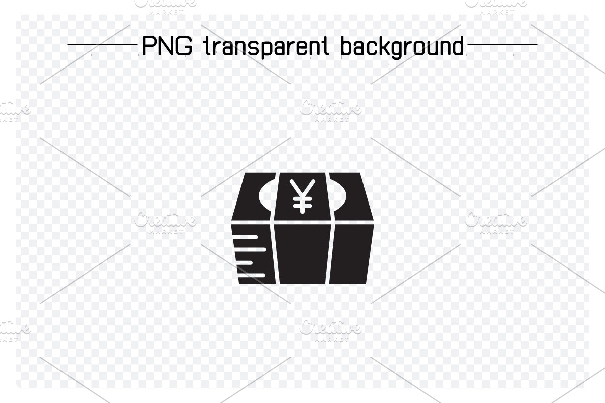 Yuan Money Glyph Icons Set, a Finance Illustration by Designfour (Photo 3 of 7)