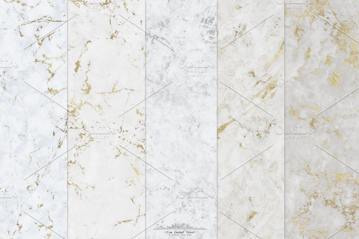 Seamless Marble Textures Gold Veins, a Texture Graphic by The Paper Town (Photo 2 of 4)