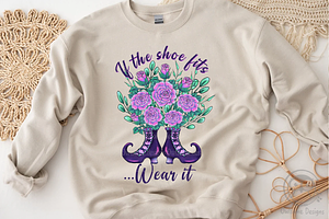 If The Shoe Fits Sublimation Design