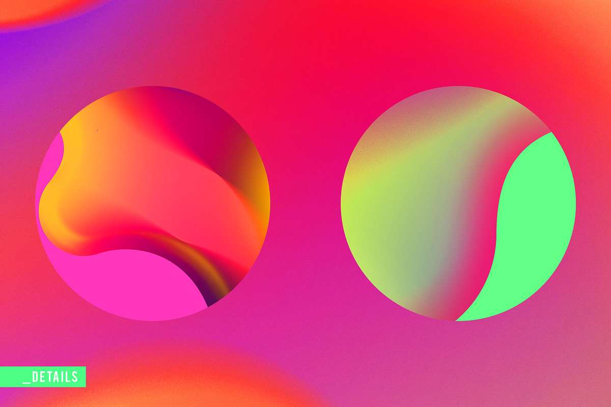 CLASH | Vibrant Shapes & Gradients, a Texture Graphic by CUDOS (Photo 7 of 28)