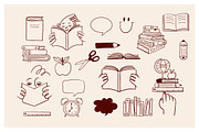 Fun Back to School Doodle Set, an Illustration by Marish (Thumbnail 6 of 9)