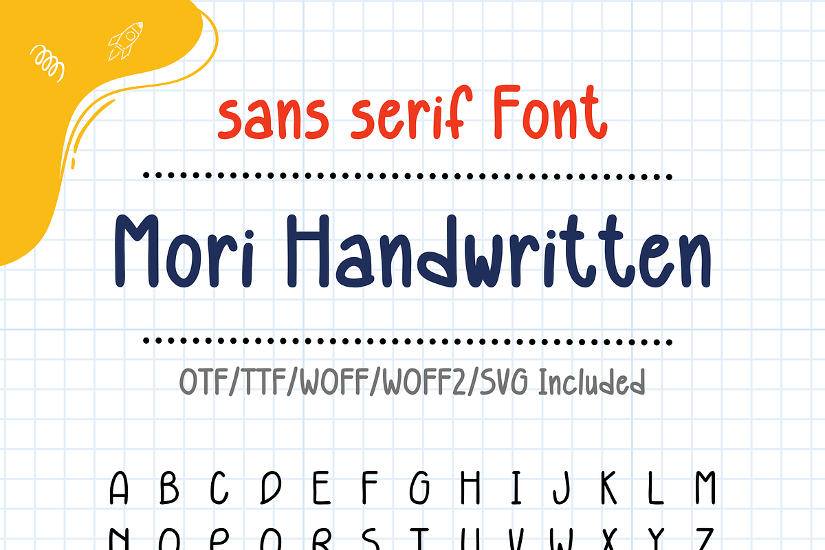 Mori Handwritten Font, a Handwritten Font by ZoloDesignHub (Photo 8 of 10)