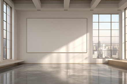Spacious modern loft with windows, an Architecture Photo by MistyDay