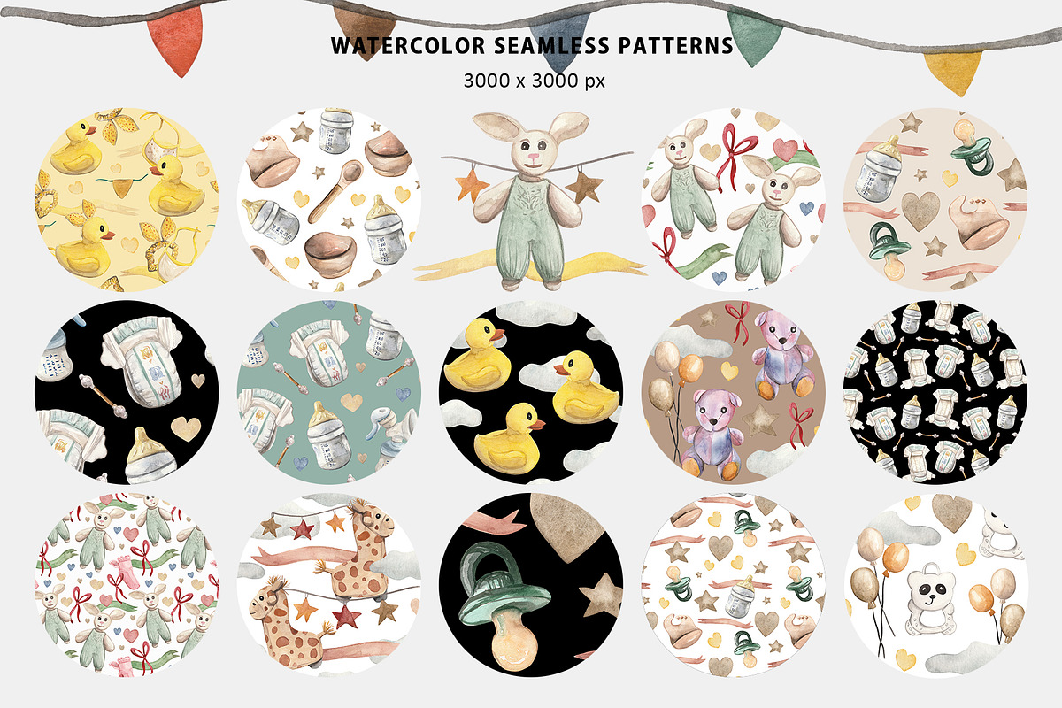 Nursery set, an Object Graphic by Design X0 (Photo 3 of 10)