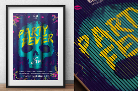 Skull Party Poster