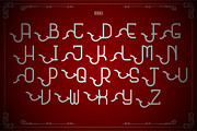funeral - Vintage Monoline, a Font by Annivers Type (Thumbnail 6 of 8)