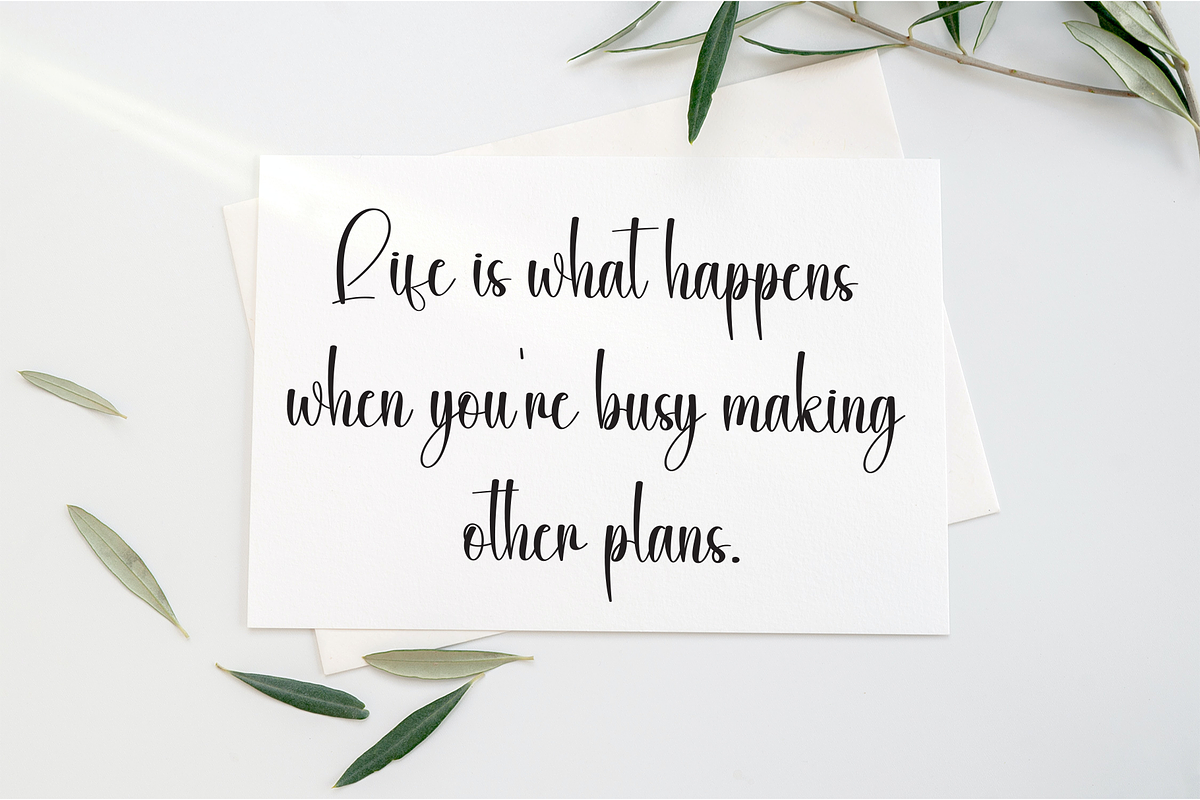 Roadway | Script Font, a Handwritten Font by Scratchones (Photo 3 of 9)