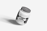 Supplement Jar Mockup, a Packaging Mockup by bimockup (Thumbnail 4 of 6)