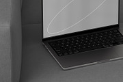 MacBook Pro Standard Mockup 21, a Mac Mockup by Orbyt Studio (Thumbnail 3 of 3)