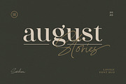 August Stories - LOVELY FONT DUO, a Serif Font by Sarid Ezra (Thumbnail 1 of 9)