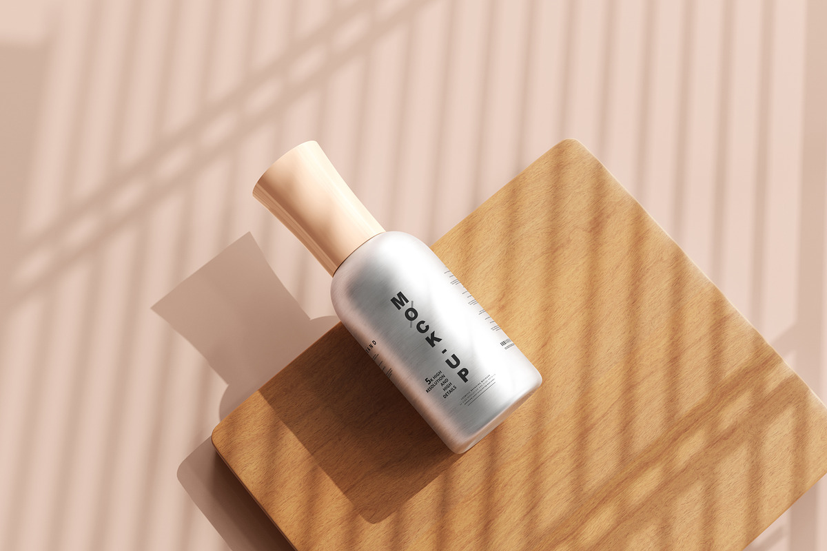 Aluminum Cosmetic Mockup Bundle, a Cups & Container Mockup by pmvch (Photo 149 of 206)