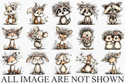 Watercolor Spring Animals Clipart, a Seasonal Illustration by Canvas Craft (Thumbnail 4 of 7)