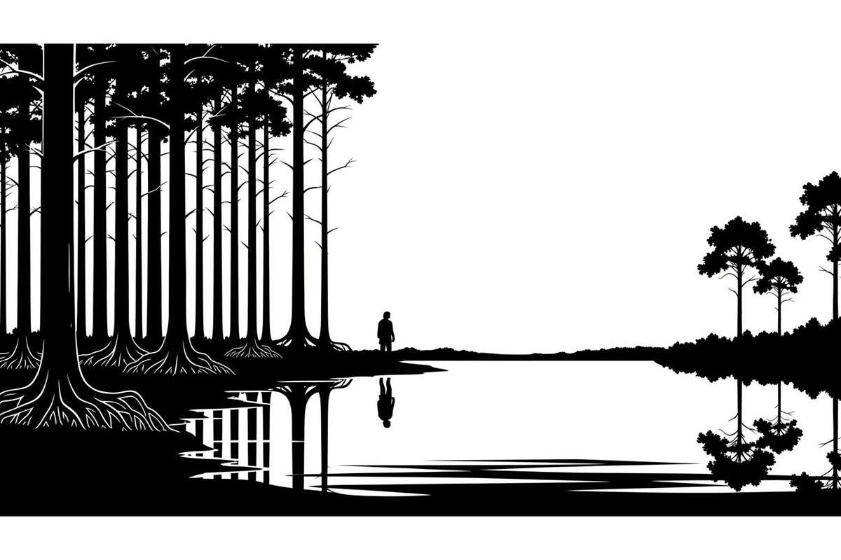 Nature Landscape Silhouette Vector B, an Illustration by Designer_Momina (Photo 39 of 51)