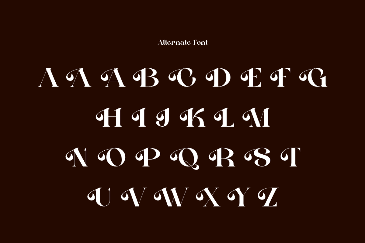 Kafteg - Luxury Coffee Font, a Serif Font by Iqsiart Studio (Photo 13 of 15)