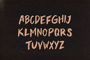 Brush Font. WILD Hand drawn Typeface, a Font by Mark Skitsky (Thumbnail 6 of 6)