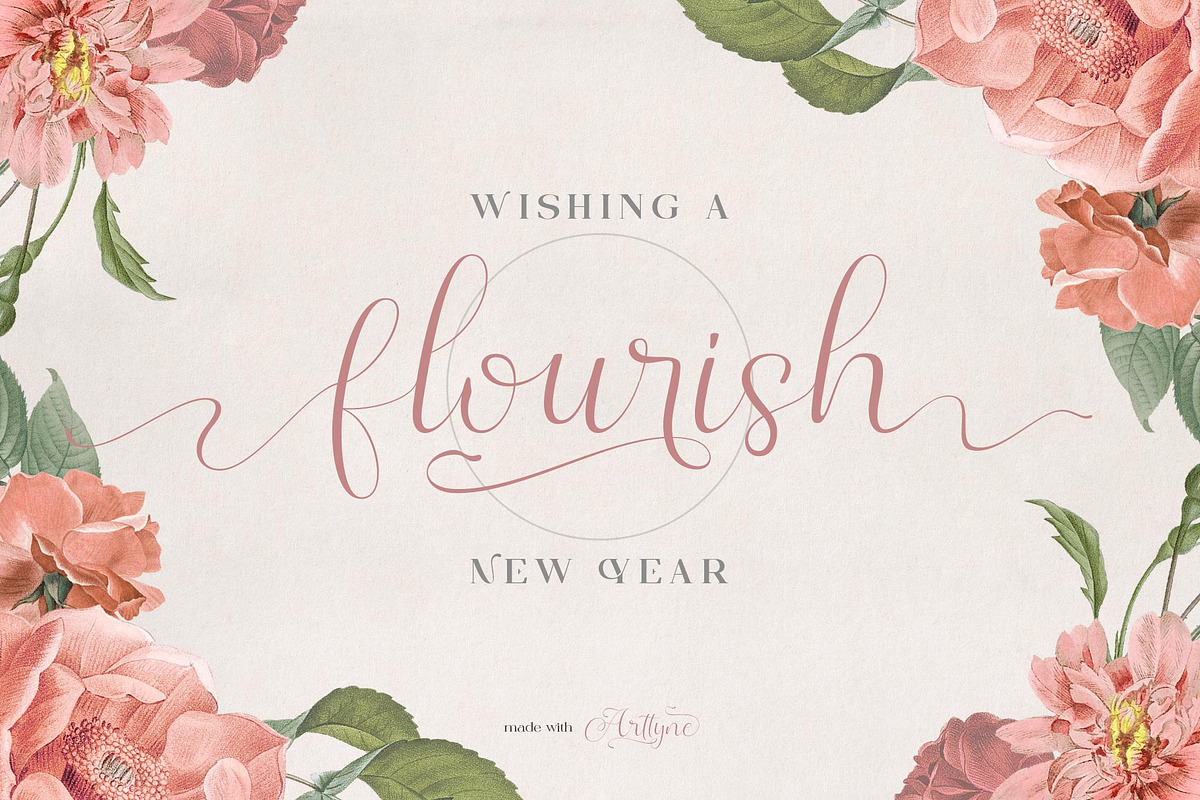Arttyne Modern Script Font, a Script Font by alit design (Photo 17 of 20)