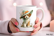 Whimsical Spring Dogs Clipart, an Illustration by Craft Nest (Thumbnail 8 of 11)