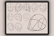 30 Guide Stamp Brushes Procreate, a Brush Add-On by Procreate Market (Thumbnail 4 of 4)