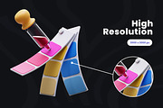 3D Graphic Design Tools Icons, an Object 3D Model by Azam Creative (Thumbnail 3 of 5)