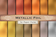 Metallic foil digital paper, a Texture Graphic by Paper Farms (Thumbnail 1 of 2)