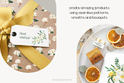 Renaissance. White Flowers & Citrus, a Decorative Illustration by Catch the Dream Art (Thumbnail 5 of 10)