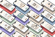 3D iPhone Presentation Mock-Up Bun 3, an iPhone Mockup by Graphicsworld125 (Thumbnail 7 of 15)