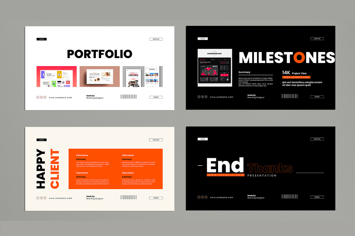 Portfolio Presentation Template, a Presentation Template by MightyDesign (Photo 5 of 8)