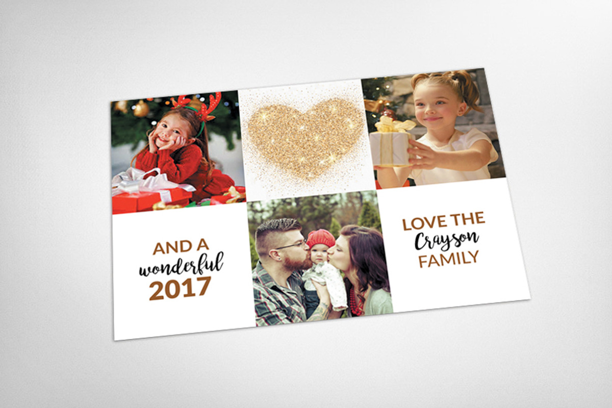 Merry Christmas Card Template, a Card Template by graphicforest (Photo 3 of 3)