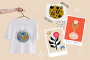 Abstract Floral clip arts & patterns, a Pattern Graphic by PixelAesthetic (Thumbnail 8 of 13)