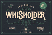 Whisholder Vintage Instagram, a Font by Creatype Studio (Thumbnail 1 of 16)